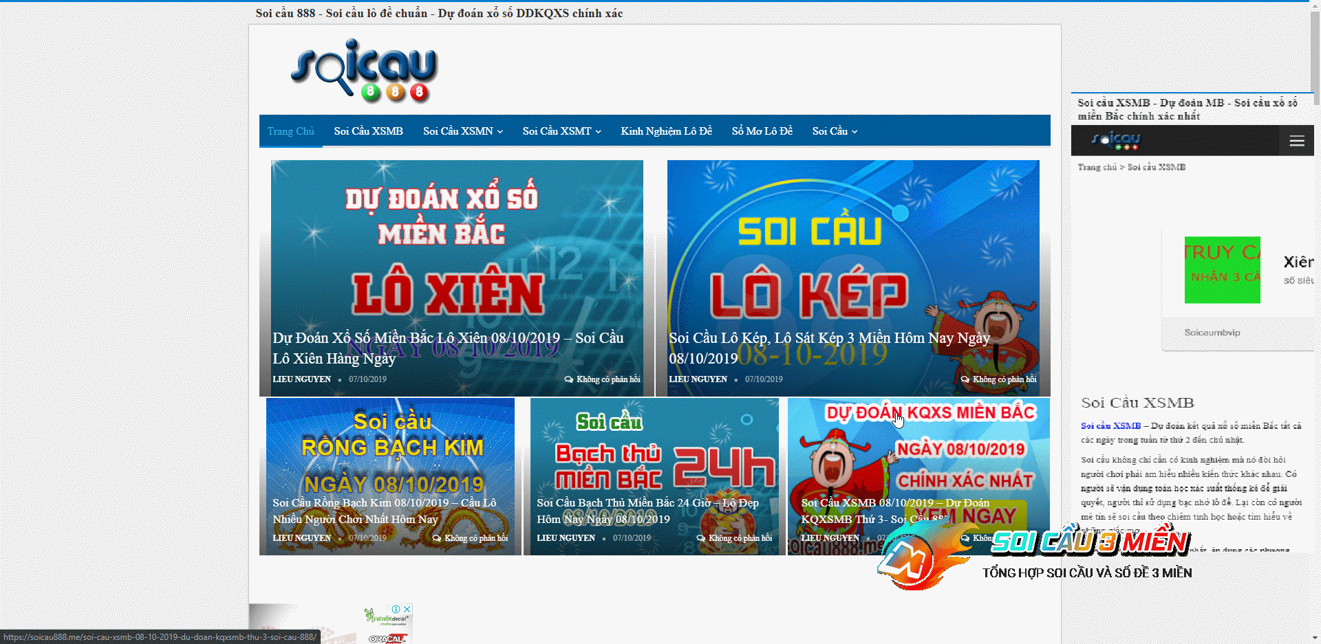 Web soi cầu chuẩn nhất Việt Nam Soi Cầu 888 soicau888.me